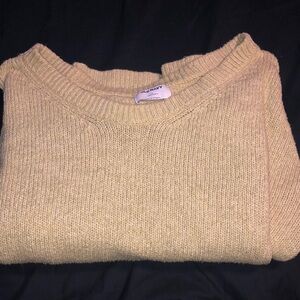 Alfani Beige Knit Sweater
